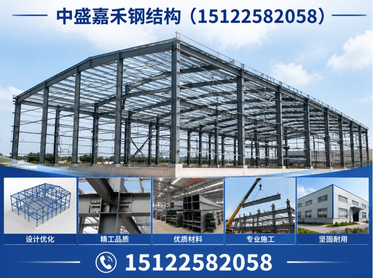 河东区钢结构厂房展示图